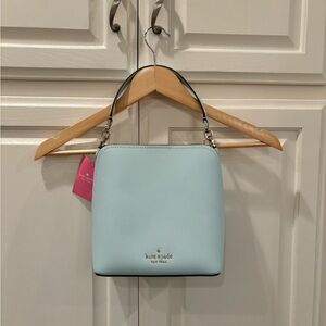 Kate Spade Sky Blue Darcy Bucket Bag Small